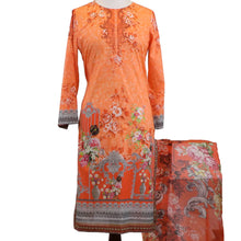 Load image into Gallery viewer, Lawn Shirt and Crinkle Chiffon Dupatta
